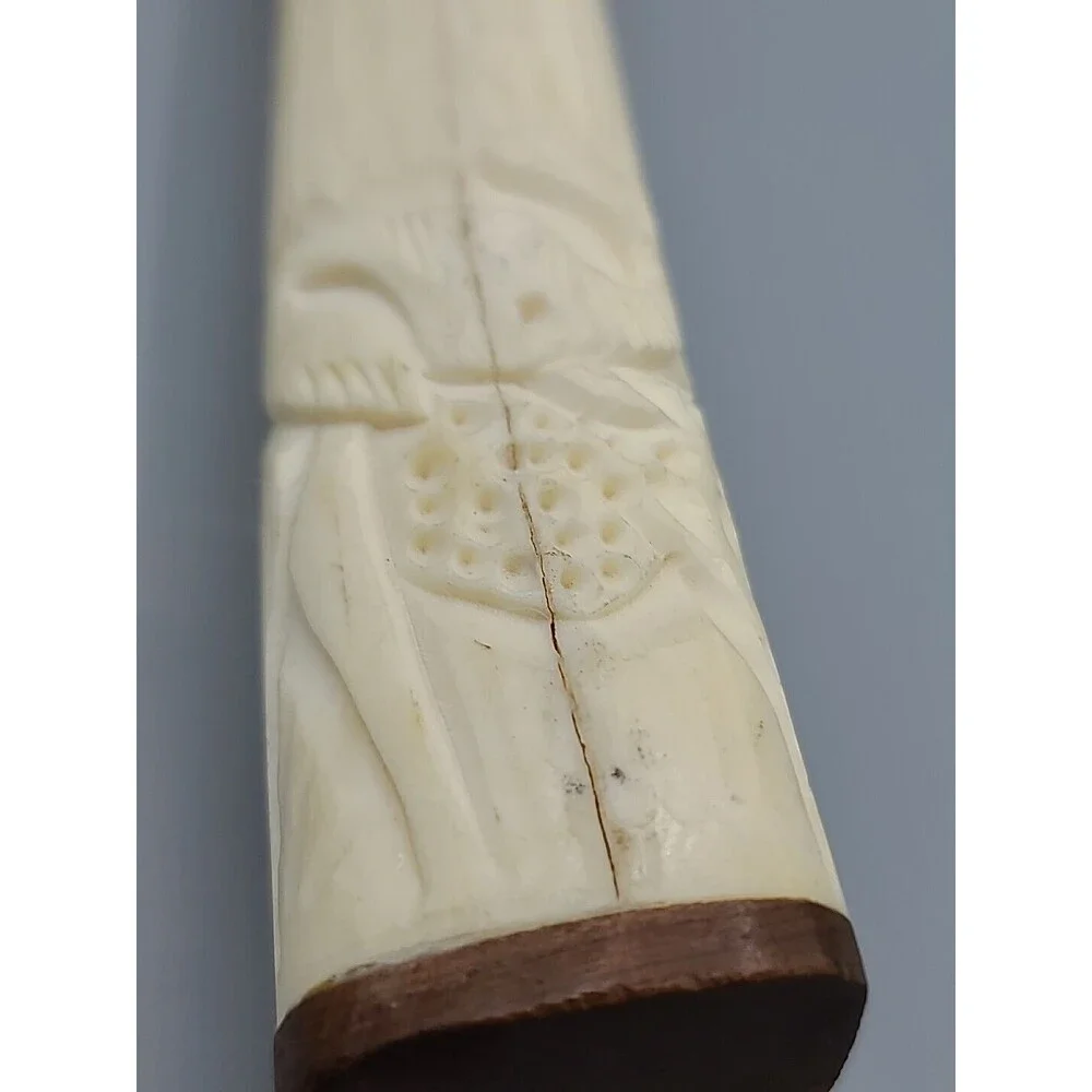 Barware Vintage 7 Inch Hand Carved Brass Elephant Carving Bottle Opener